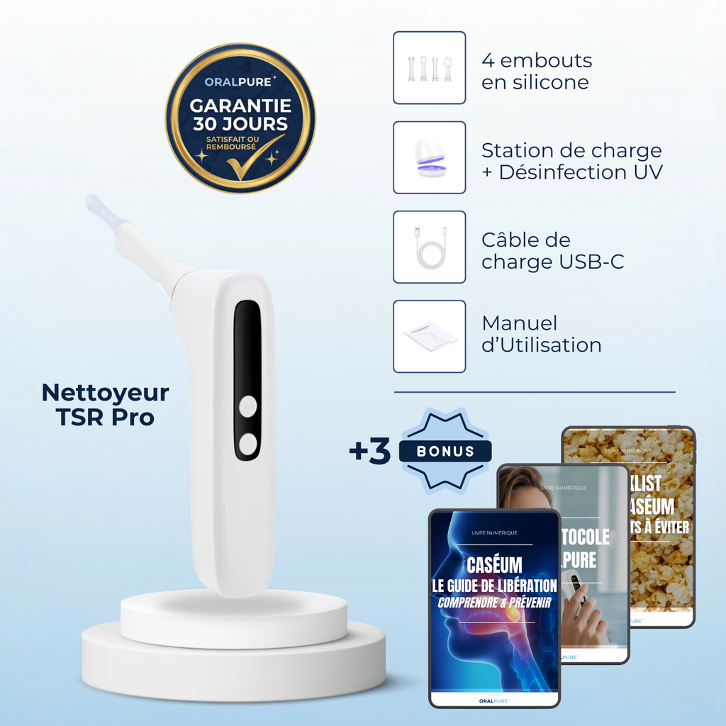 L’Aspirateur à Caséum TSR Pro - Nettoyage et Prévention du Caséum 360°